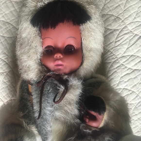 Vintage Eskimo Baby Doll - Picture 6 of 8